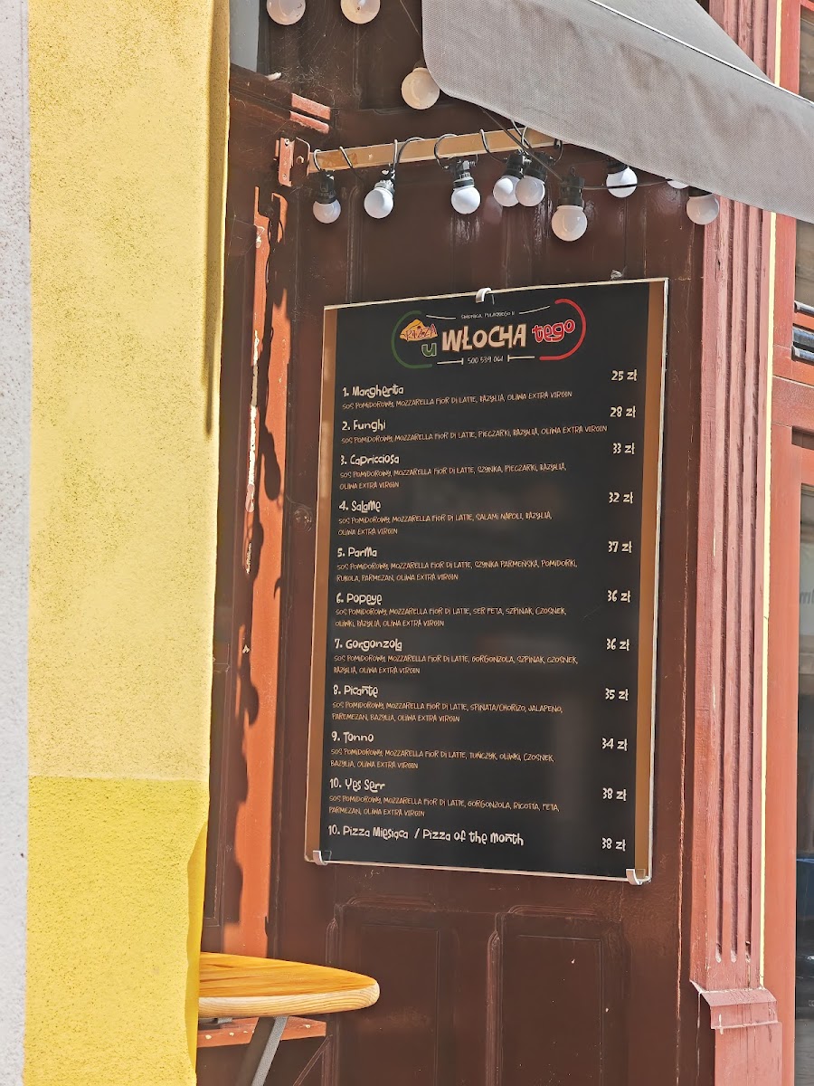 Menu Pizza U Włocha Tego-3